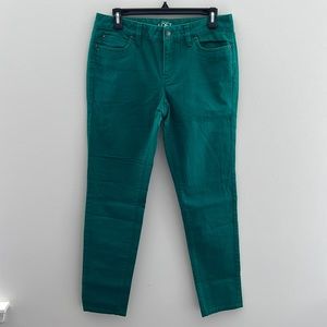 Loft green jeans